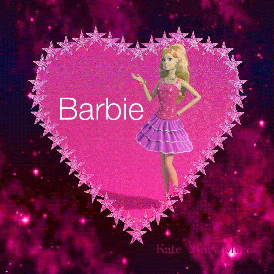 BarbieLifeinthedreamhouseBarbiePinkStarSparkleLightGlowBrightShinnyPinkStarDiamondgood