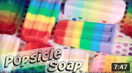 Rainbow Popsicle Soap - Melt & Pour Soap Making How To